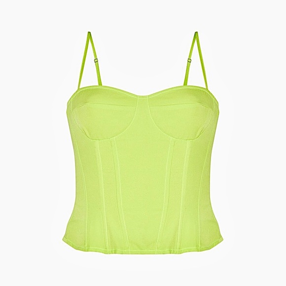 Green Corset Top - Picture 4 of 10